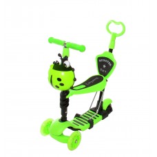 Самокат-толокар RS Scooter 5 в 1 зеленый